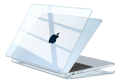 Carcasa Funda Transparente Para Macbook Air 13.6' Azul Claro
