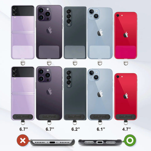 Cordón Correa Ajustable Para Celular Con Gancho De Metal