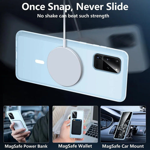 Funda Magnética Tianniuke Para Samsung Galaxy S20 Ultra Blanco