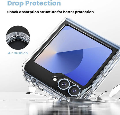 Funda Transp Antigolpes Para Samsung Galaxy Z Flip 7 Fe Transparente