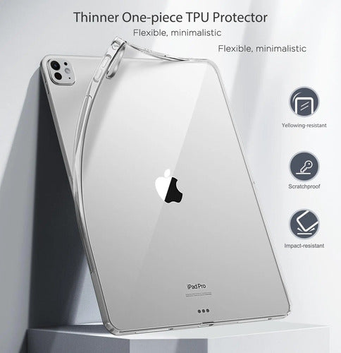Funda Transparente Moko Para iPad Pro 13'' M4 2024. Claro