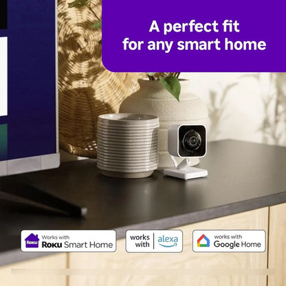 Cámara De Seguridad Roku Para Interiores, Visión Nocturna.