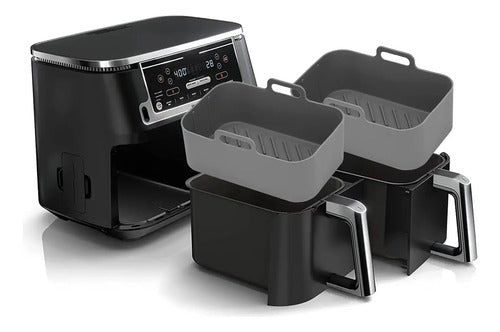 2pcs Liners De Silicona Para Air Fryer