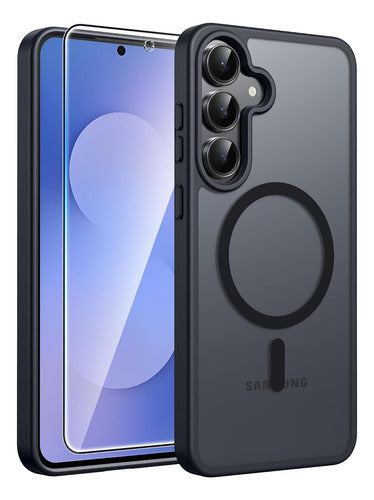 Funda Para Samsung Galaxy S25 Fe, Negra, 6.7 PuLG Negro