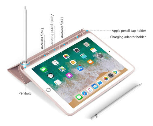 Funda Para iPad 6ta/5ta Generación 9.7 Pulgadas Rosa