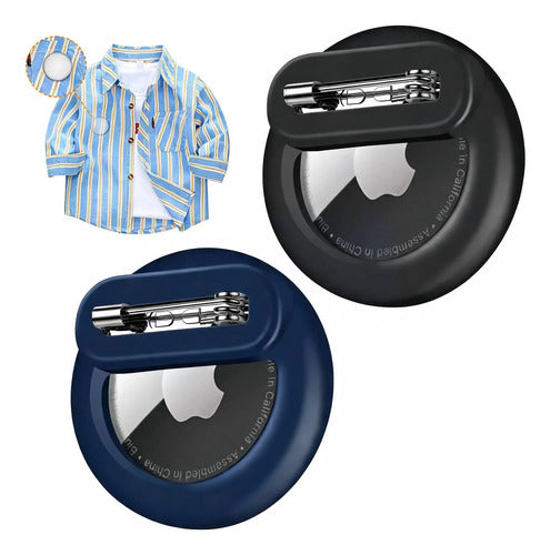 Soporte Rastreador Para Airtag Gen 2/1 Con Pin Azul Marino