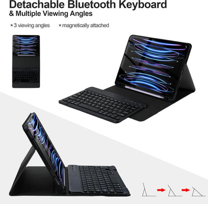 Funda Con Teclado Para iPad Pro M3 11  Negro