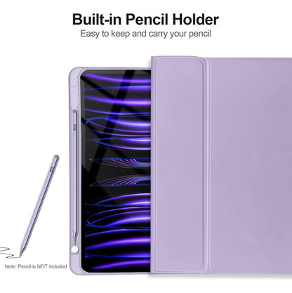 Funda Con Teclado Para iPad Pro M3 11  Violeta