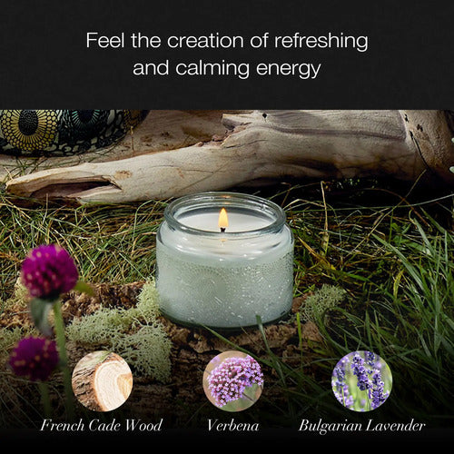 Vela Aromática Vegana De Lavanda Y Madera De Cade | Volus... Cade Francés Y Lavanda Nombre Del Diseño Cade & Lavanda