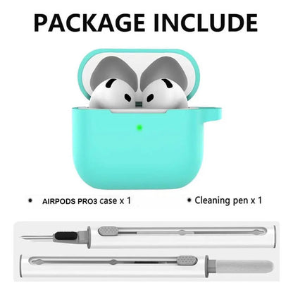 Funda De Silicona Para AirPods Pro 3 Con Kit Naranja