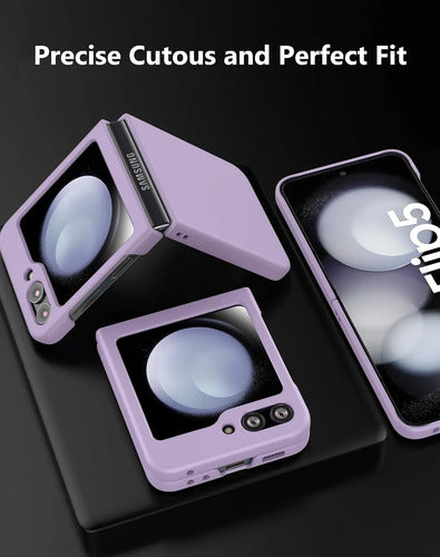 Funda Para Samsung Galaxy Z Flip 5 (2023) Lila Lisa