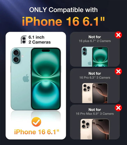 Funda Para iPhone 16 Protección Total Verde