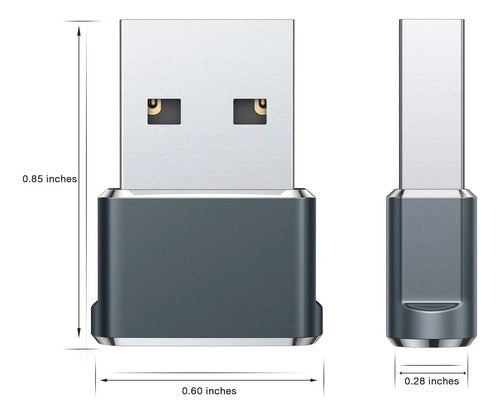 Adaptadores Con Convergencia Usb-c A Usb-a Color
