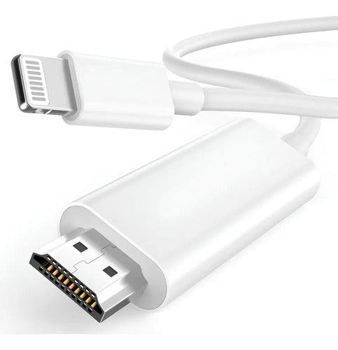 Cable Adaptador Hdmi A Lightning Para iPhone, Certificado