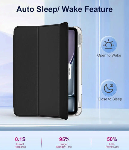 Funda Para iPad Air 11 Pulgadas M3 2025/m2 2024 Negro
