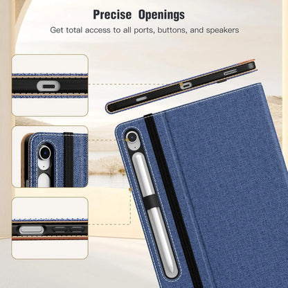 Funda Para Samsung Galaxy Tab S10 Lite/s10 Fe/s9 Fe/... Azul Oscuro