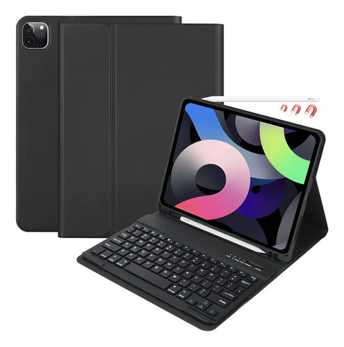 Funda Con Teclado Para iPad Air Y Pro De 11 Pulgadas Negro