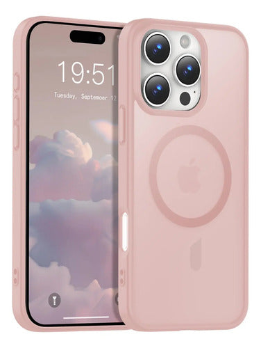 Funda Transparente Temdan Para iPhone 16 Pro Max, Compati... Rosa Claro