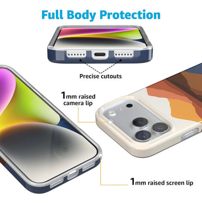 Funda Casely Para iPhone 17 Pro Opposites Attract | Day & Night Colorblock Mt.