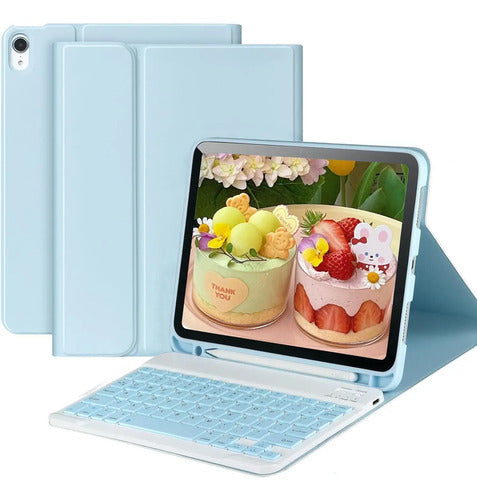Funda Con Teclado Bluetooth Para iPad 11th/10th Gen