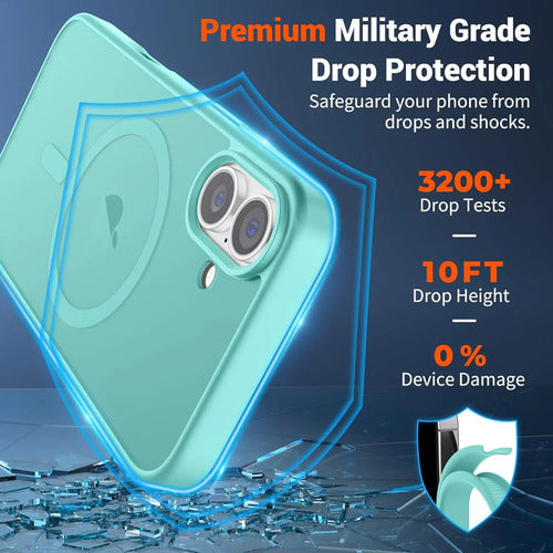 Funda Magnética Supfine Para iPhone 16 Azul