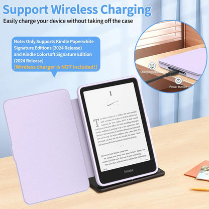 Funda Premium Para Kindle Paperwhite Lila