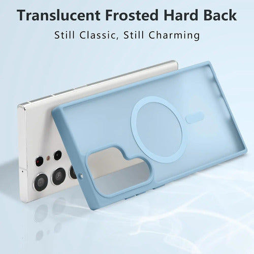 Funda Magnética Para Samsung Galaxy S23 Ultra Celeste