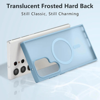 Funda Magnética Para Samsung Galaxy S23 Ultra Celeste