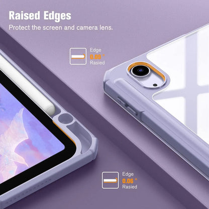 Funda Hybrid Slim Para iPad Air 11' M3/m2, 5ta/4ta. Lila