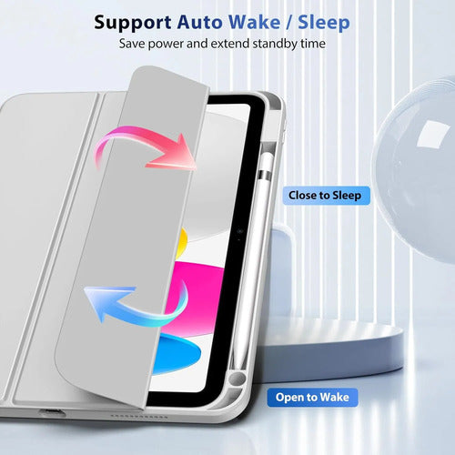 Funda Para iPad A16, 11va Gen 11'' 2025 Y 10ma Gen 10.9'' Gris