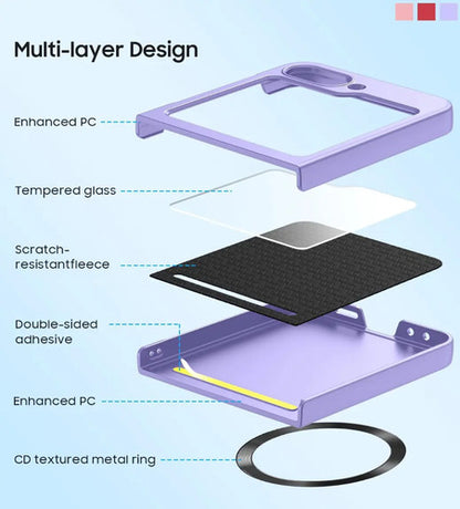 Funda Para Samsung Galaxy Z Flip 6/7 Fe Lila