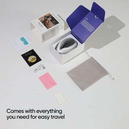 Masajeador De Ojos Máscara De Sueño Con Calor Y Bluetooth