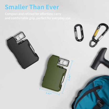 Flysh G5 Linterna Recargable, Potente, 400 Lúmenes Verde