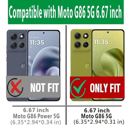 Funda Protectora Folmeikat Para Moto G86 5g 2025 Y G100