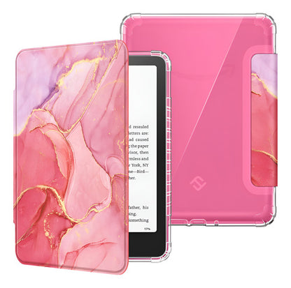 Funda Carcasa Para Kindle Paperwhite Y Kindle Colorsoft Sign Rosa De Mármol
