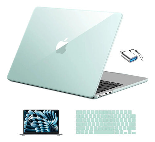 Funda Para Macbook Air 13' Verde Claro