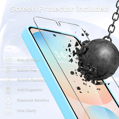 Funda Magnética Mate Para Samsung Galaxy S25+ Plus Azul Claro