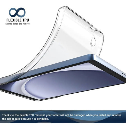 Funda Transparente Para Samsung Galaxy Tab A11 Y A9 De 8,7  Transparente