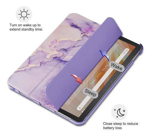 Funda Para iPad A16 11th Gen 11  2025 Y iPad 10th Violeta