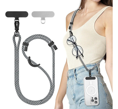 Cordón Ajustable Surphy Con Soporte Antirrobo Para Celular