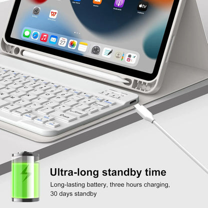 Funda Con Teclado Para iPad (a16) 11th/10th Gen (11/10.9) Gris