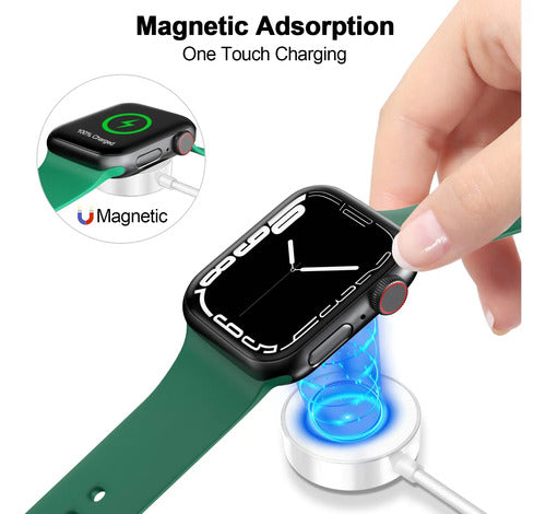 Cargador Compatible Con Apple Watch Blanco