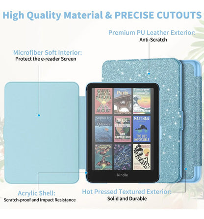 Funda Para Kindle Paperwhite 12th Gen & Kindle Colorsoft Azul
