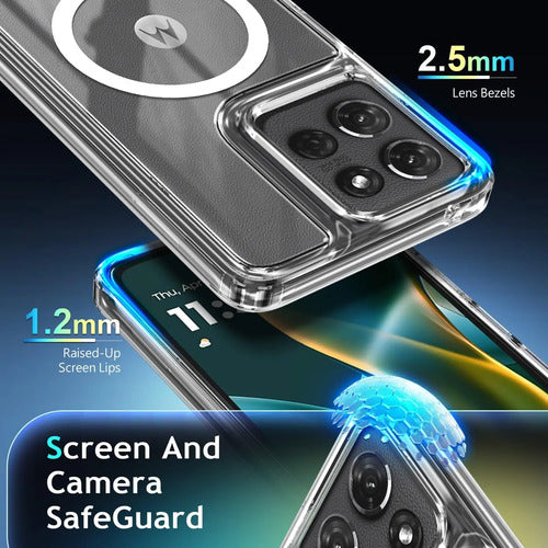 Funda Magnética Para Motorola Moto G 2025/2026 Y G Pl... Transparente
