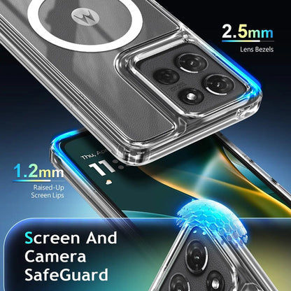 Funda Magnética Para Motorola Moto G 2025/2026 Y G Pl... Transparente