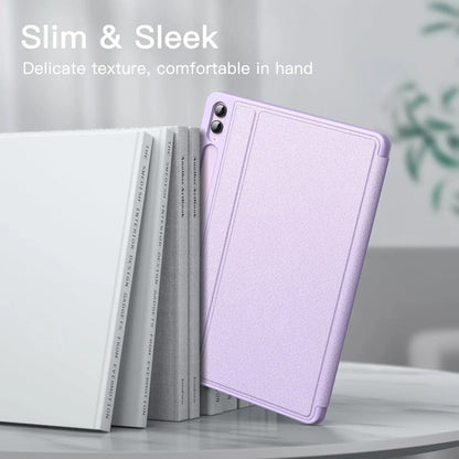 Funda Para Samsung Galaxy Tab S9 Fe+ 12.4' Con Soporte Lapiz Lavanda