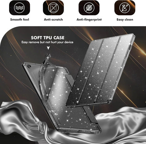 Funda Para Samsung Galaxy Tab S10 Lite/s10 Fe/s9 Negro