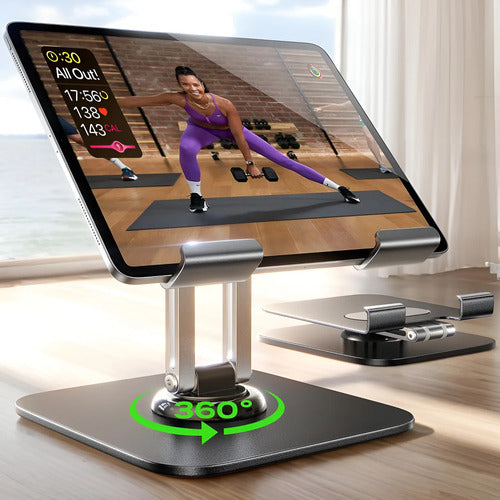 Soporte Ajustable Para iPad Y Tablets 4.7 -12.9  Negro Negro