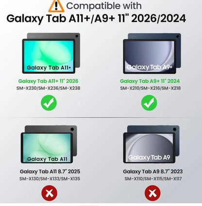 Funda Para Samsung Galaxy Tab A11 Plus/a9 Plus 11 Rojo