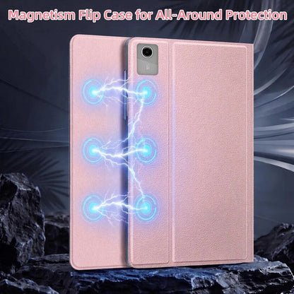 Funda Con Teclado Y Mouse Para Lenovo Tab K11 Gen 2 & M11 Rosa